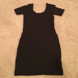 Black fitted dress!