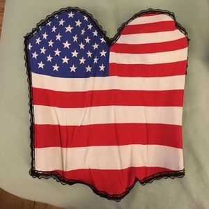 American flag corset