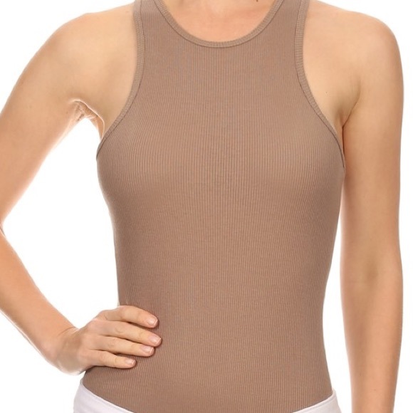 Mocha/Nude Body Suit - Picture 3 of 4