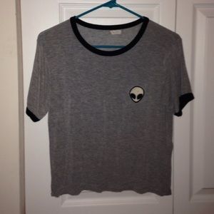 Alien patch brandy Melville shirt