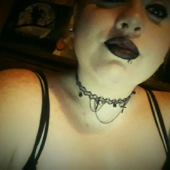 Cross and Chains choker