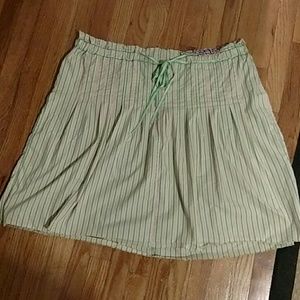 Spring colors striped skirt