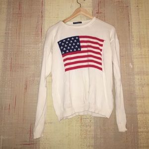 Brandy Melville American flag sweater