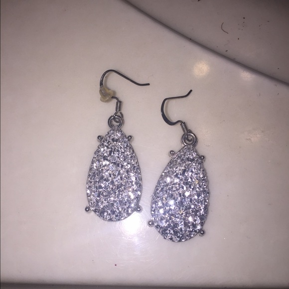 Silver earrings