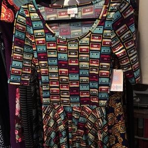 XS Lularoe cassette unicorn Nicole