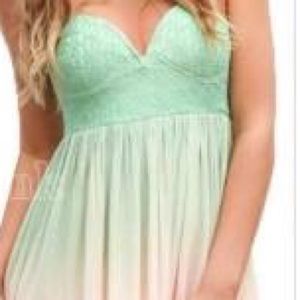 Ombré lace and chiffon dress STILL AVAILABLE