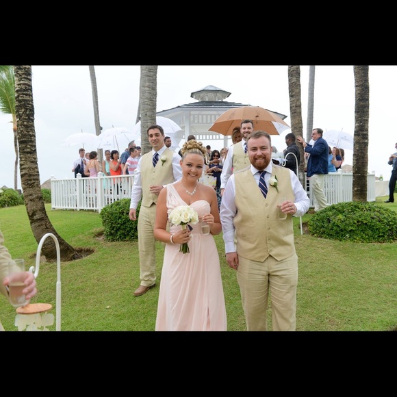 Size 10 (fits a 7/8) Blush Formal Dress. Worn once - Picture 2 of 4