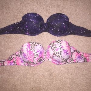 Wear Everywhere Multi Way Push-Up PINK bras 36B