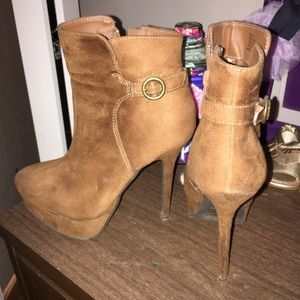 Suede Booties