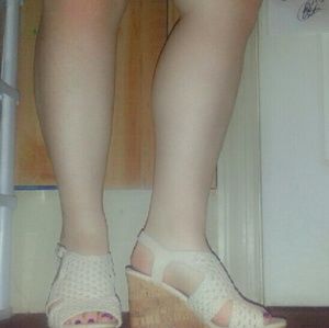 Cute Tan Wedges