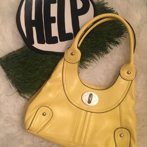 Yellow handbag