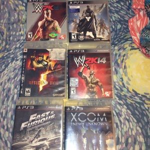 Six PS3 games