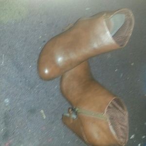 Brown Heel Ankle Boots