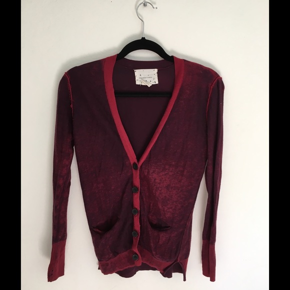 Red/Pink Cardigan, Size Small