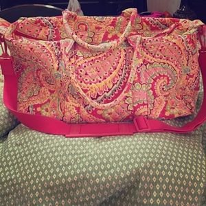 Vera Bradley - Pink paisley - weekend bag