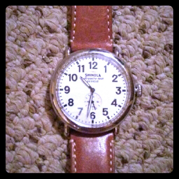 Shinola Cognac Watch
