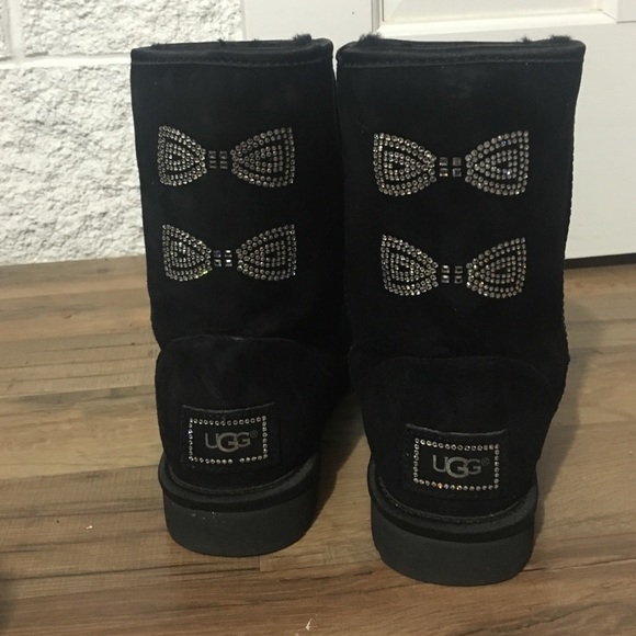 UGG Shoes | Diamond Bow Uggs | Poshmark