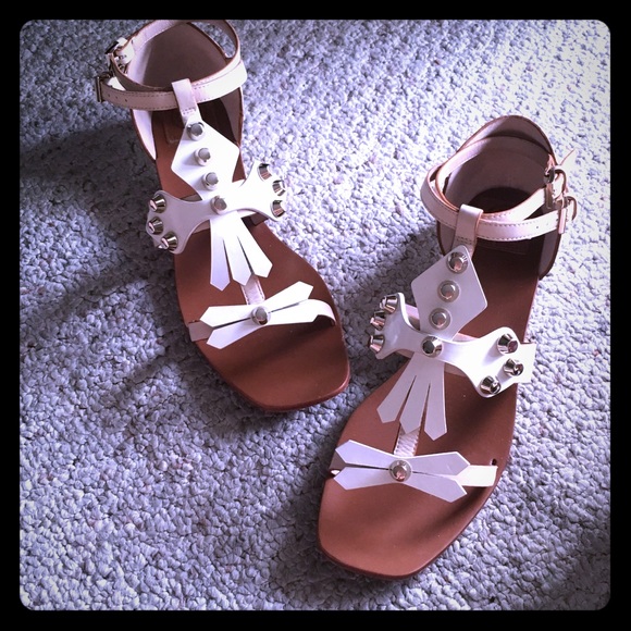 Rare Tory Burch Aurora Ankle Strap Sandals Wmns 9