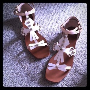 Rare Tory Burch Aurora Ankle Strap Sandals Wmns 9