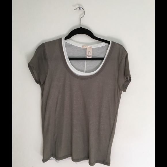 DKNY Jeans Gray Loose Shirt Size Small