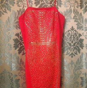 Cache strapless dress new