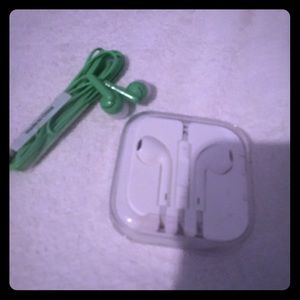 Two sets of Earbuds / Earphones