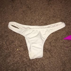 Victoria secret white itsy swim bottoms