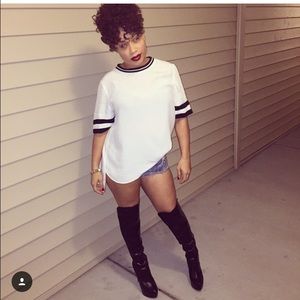 Oversized Jersey inspired shirt