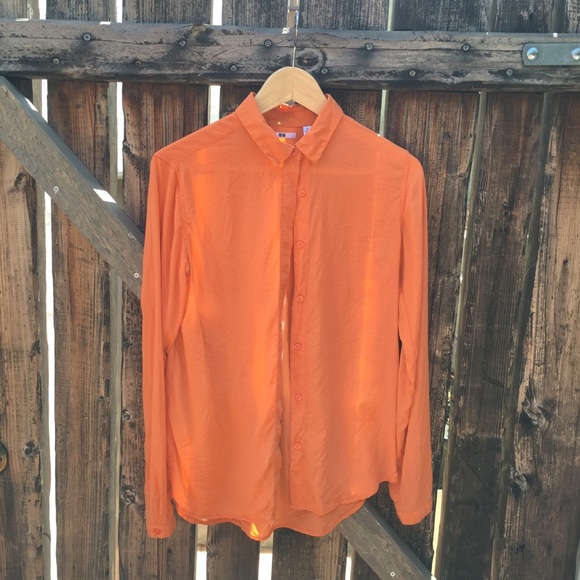 Silk Uniqlo Blouse