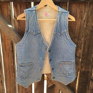 Vintage Levi's Orange Tab Trucker Vest