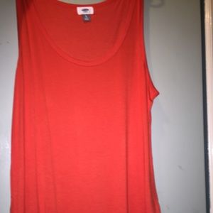 Old Navy Oversized Red Tank Top