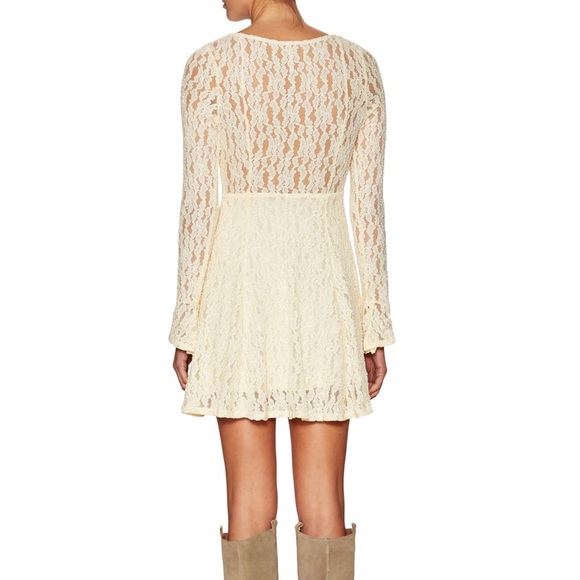 Free People Lace Keyhole Bell Sleeve Tunic Dress - Picture 3 of 4