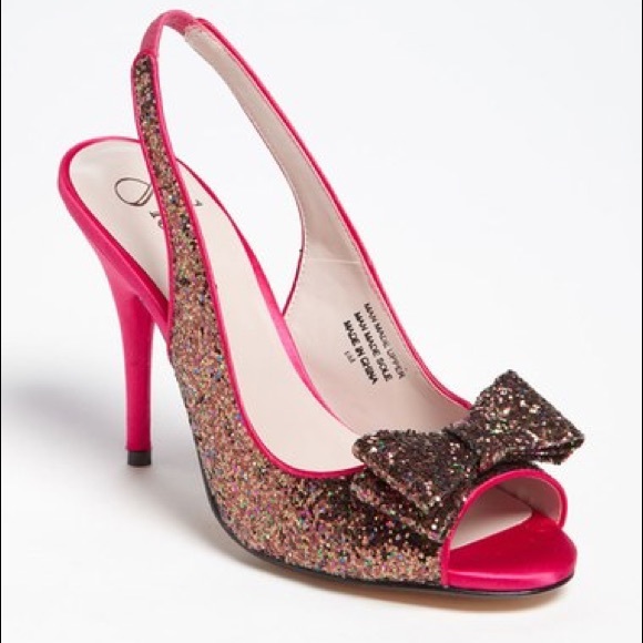 Kate Spade Inspired Flounce Sparkle Slingbacks
