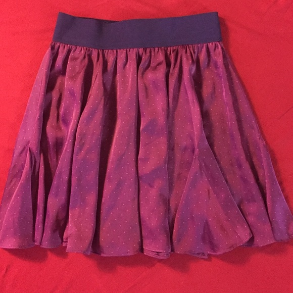 Adorable Purple satin skirt