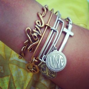 Alex & Ani Love Wrap Gold