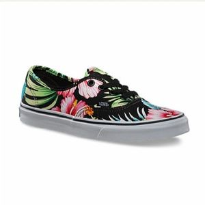Womens Floral Vans