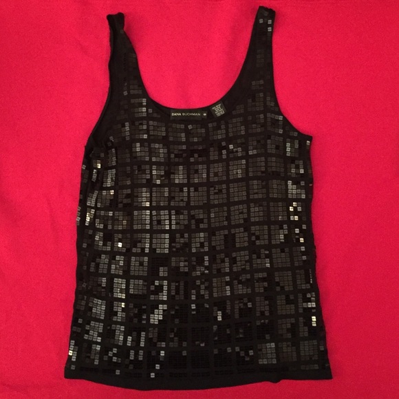 Dana Buchman Sleeveless Sequined Top