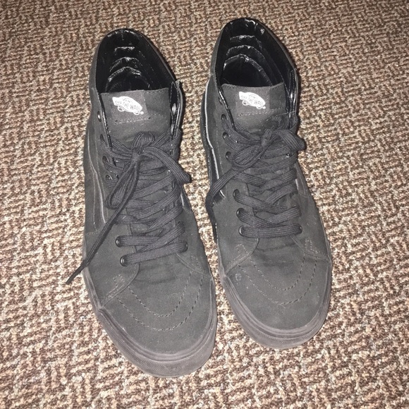 Black high top vans