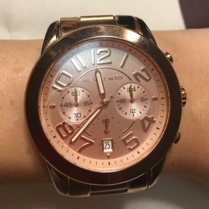 Michael Kors rose gold watch!