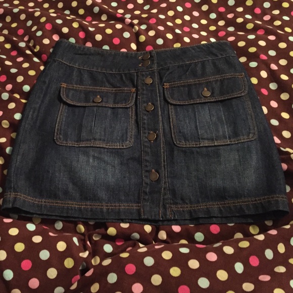 jean skirt