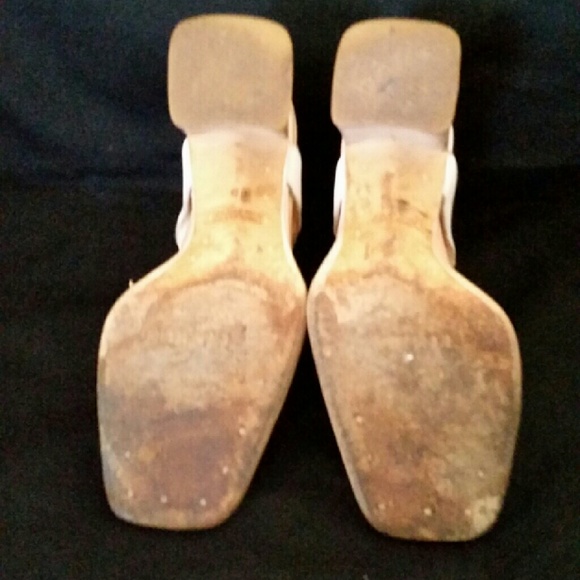 Costume National Women's Teen's White T-Strap Sandals 36 6 -- Final Price - Picture 4 of 5