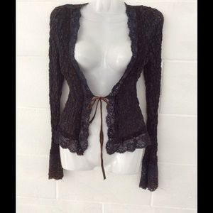 Ann Ferriday Cardigan sweater blazer size M