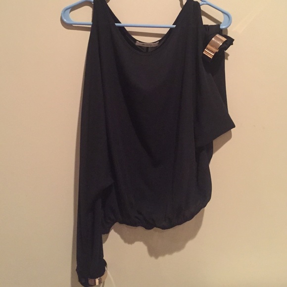 Black sheer top