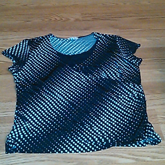 Black & White Polka Dot Blouse