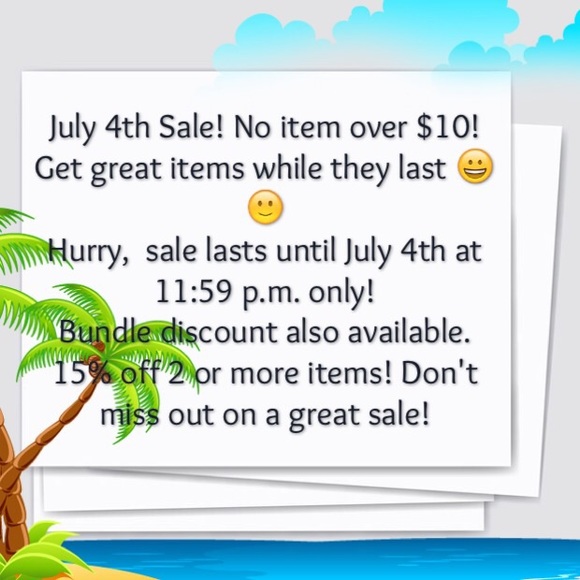 July 4th Sale! ⭐️