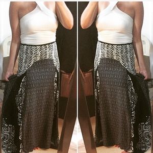 Free People Boho Maxi Skirt