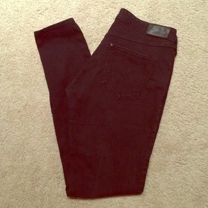 Black H&M Denim Pants / Low Waist