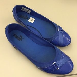 Blue Bixley Glamm Puma flats