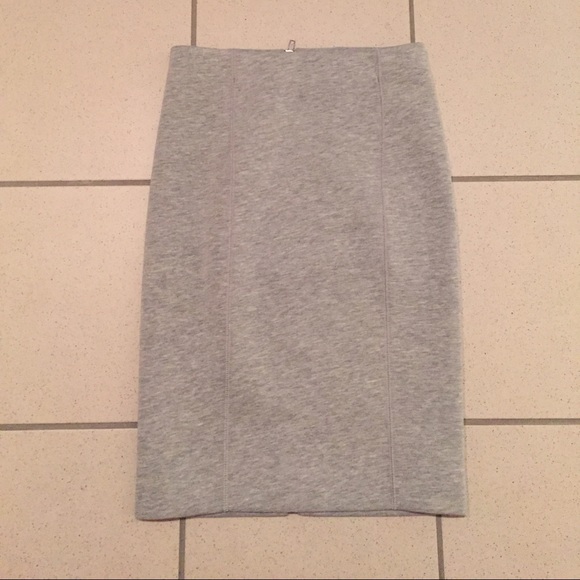 JCrew Surf Pencil Skirt in Grey