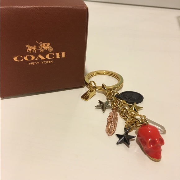 Brand new Coach Halloween keychain